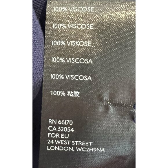 Anthropologie Maeve Women’s Midi Skirt Size 4 Merida Birds Graphic Flounced Blue - Picture 7 of 16